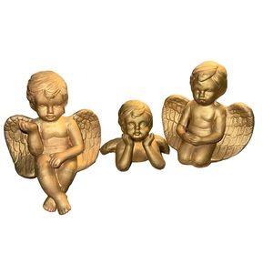 Three Cherub Angels Home Decor